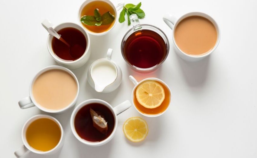 A selection of teas
